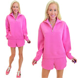 Bubblegum Pink Super Soft Scuba Shorts & Top (sold separately)