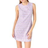 Lilac Crochet Embroidered Shell Whitney Dress