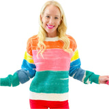 Terrycloth Stripe Malibu Sweater