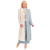 Ivory Camel & Grey Full Length Arabella Jacket