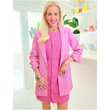 Pink Tweed Carter Dress