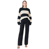 Black & Ivory Wool Blend Dasha Sweater