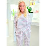 Pima Cotton Santa Hot Cocoa Pajama Pant Set