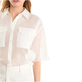 White Mesh Top Sadie Short Set (sold separately)