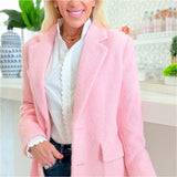 Pink Subtly Fuzzy Phipps Jacket