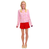 Wool Blend Pinky Cardigan Jacket