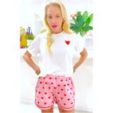 Embroidered Heart Tee