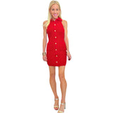 Red Knit Fillipa Dress