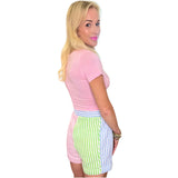 Color Block Seersucker Cape May Shorts
