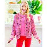 Pink Red & Green Holly Jacket