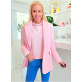 Pink Subtly Fuzzy Phipps Jacket