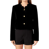 Scalloped Velvet Delaney Jacket & Dress (sold separately)