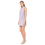 Lilac Crochet Embroidered Shell Whitney Dress