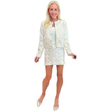 Ivory Sequin Fete Skirt & Jacket (sold separately)