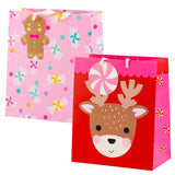 Pink Holiday Gift Bag Sets