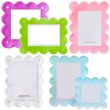 Scalloped Acrylic Magnetic Frames