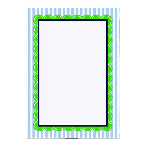 Spring Hued 40 Pack Paper Napkins & 100 Page Notepads
