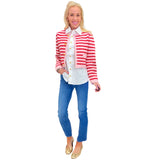 Pink Red Stripe Knit Janna Skirt & Jacket (sold separately)