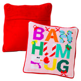 Needlepoint “Bah-Hum-Bug” Pillow