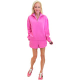 Bubblegum Pink Super Soft Scuba Shorts & Top (sold separately)