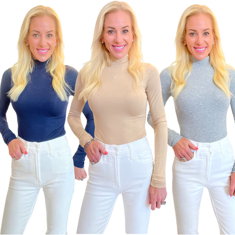 Butter Soft 2nd Skin Layering Turtlenecks