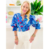 Cotton Ruffle Russo Top