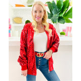 Pink & Red Sparkly Jolly Jacket