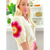 Cotton Gauze Embroidered Milly Top