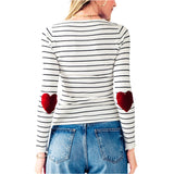 Heart Elbow Patch Amare Top
