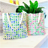 Canvas Mahjong Tote Bags