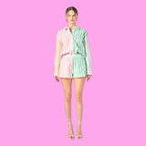 Cotton Textured Stripe Fran Short Set (sold separately)