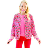 Pink Red & Green Holly Jacket