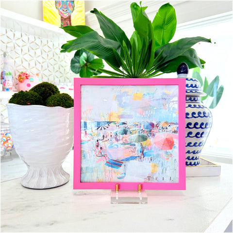 Teil Duncan 12x12 Art Print + Pink Frame (sold separately)