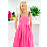 Pink & Black Bow Back Marilyn Monroe Dress