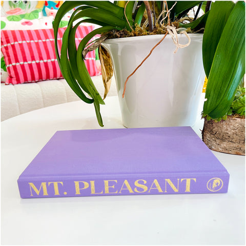 Linen & Gold Foil Bound Blank Decorative Coffee Table Books