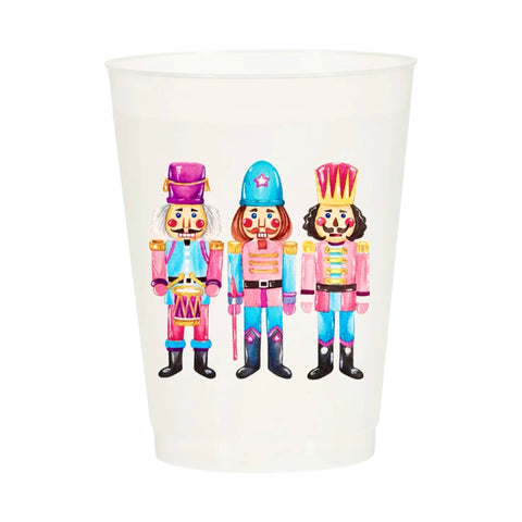 Pink Nutcracker Reusable Cups & Coozies