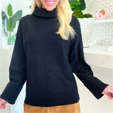 Black Soft Knit Betty Sweater