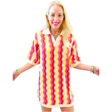 Wavy Knit Devon Dress