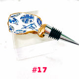 Hand Painted SC Oyster Shell Wine Stoppers