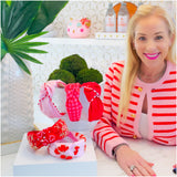 Pink & Red Knit Sutton Jacket