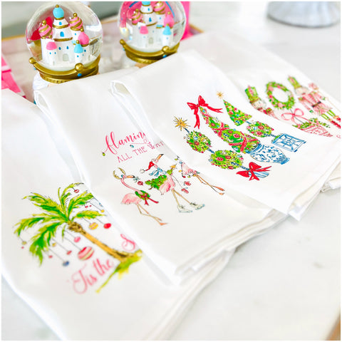 Orig Art Holiday Kitchen or Guest Towels