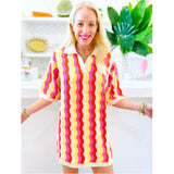 Wavy Knit Devon Dress