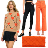Camel Hearts Sweater