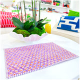 Ambroeus Towels, Placemats, Scalloped Dinner Napkins & Tablecloth