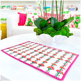 Eugenie Tablecloths, Placemats & Scalloped Dinner Napkins