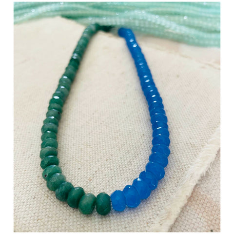 Opal & Gemstone Candy Necklace