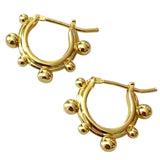 Handcrafted 14K Gold Filled Everyday Graduated Ball Hoops