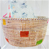 Handmade Rainbow Swahili Baskets or Planters