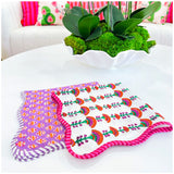 Eugenie Tablecloths, Placemats & Scalloped Dinner Napkins