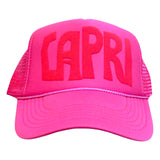 Destination Capri Hat with 3D Lettering